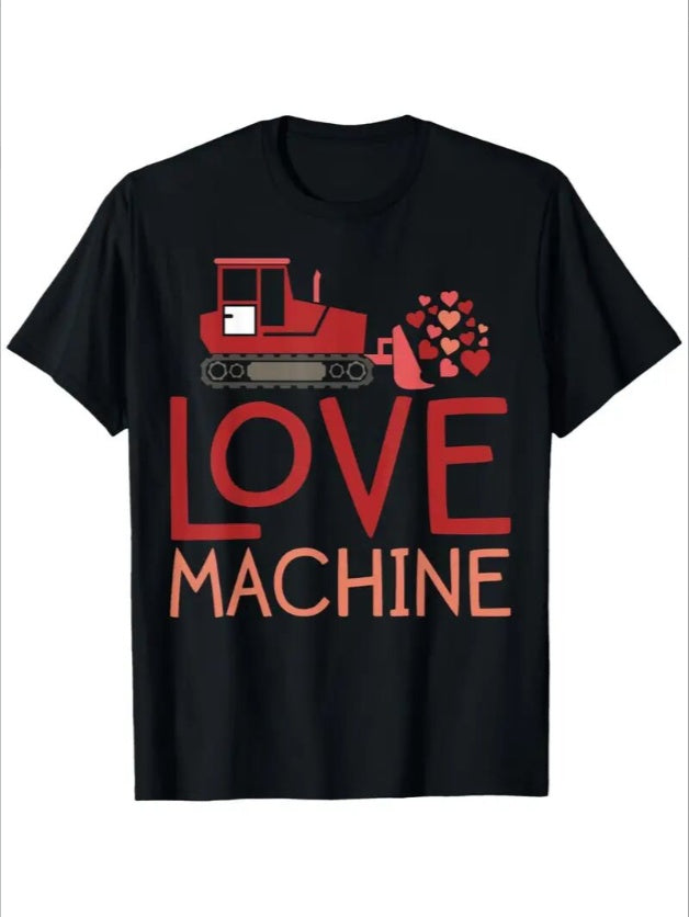 Love Valentine'S Day T-Shirt,   Couple T-Shirt, Couple Christmas, Fashion Casual T-Shirt, Short-Sleeved T-Shirt